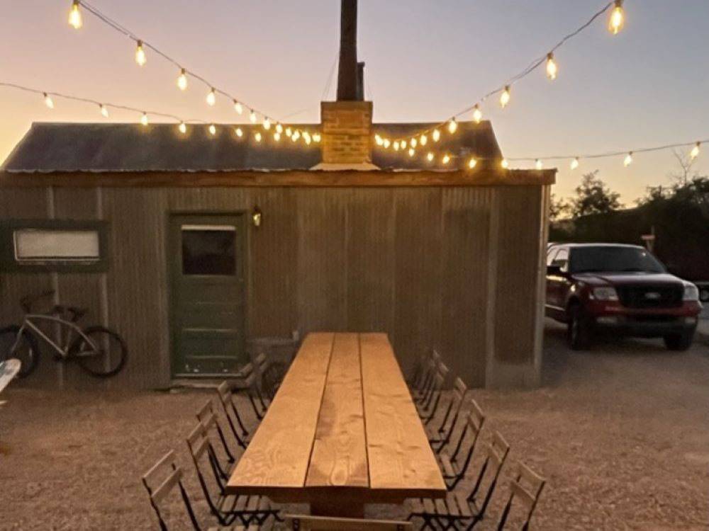 Outdoor seating area