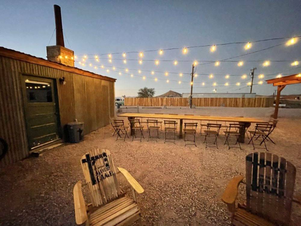 Nighttime at the RV park