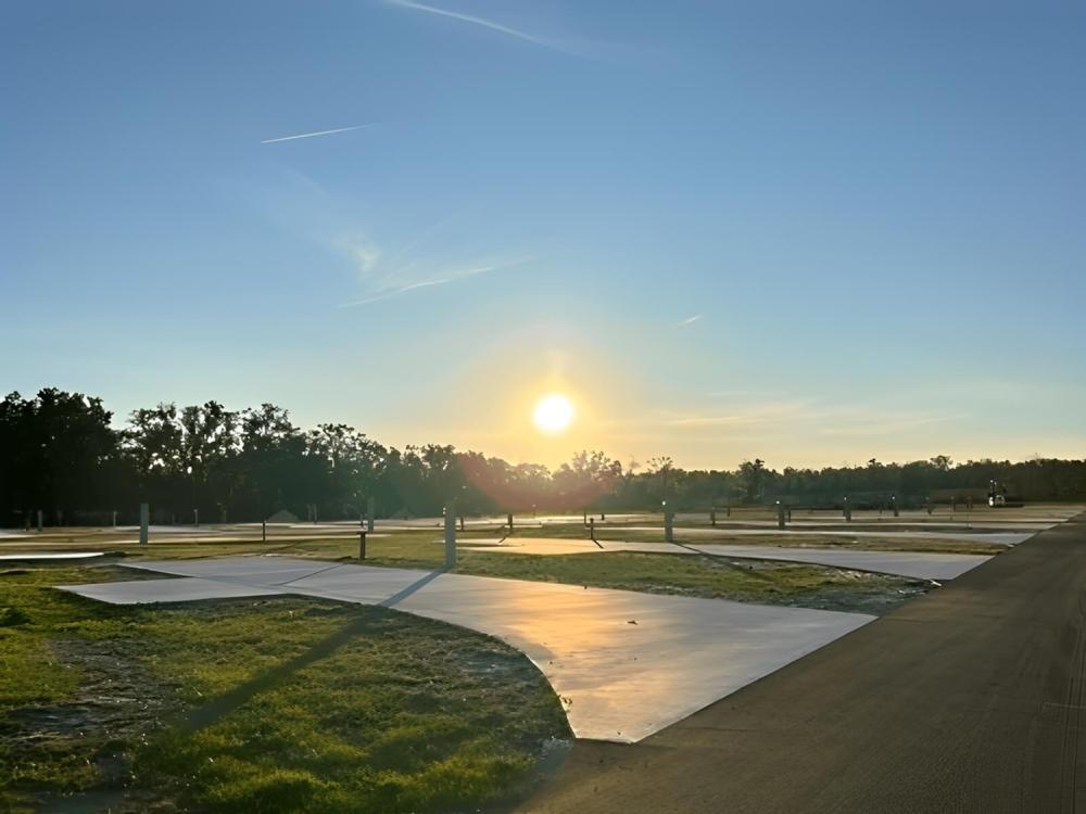 Open RV space at site Heritage Oaks RV Resort