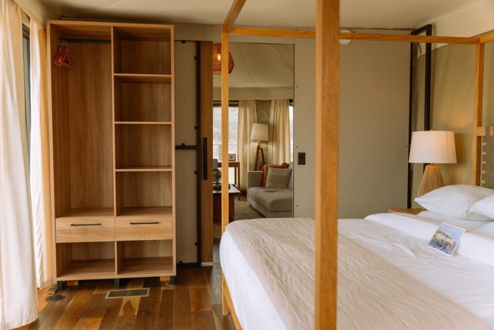 Inside cabin at site Outdoorsy Hill Country