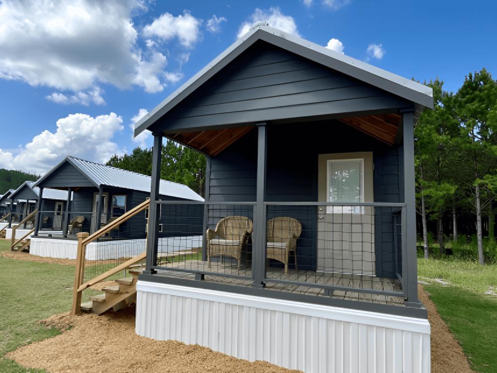 Cabin's at site In The Pines RV & Cabin Village