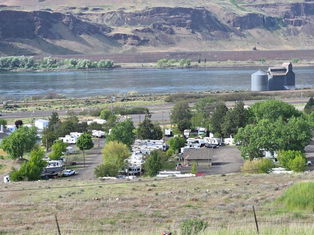 A view of the park and nearby river