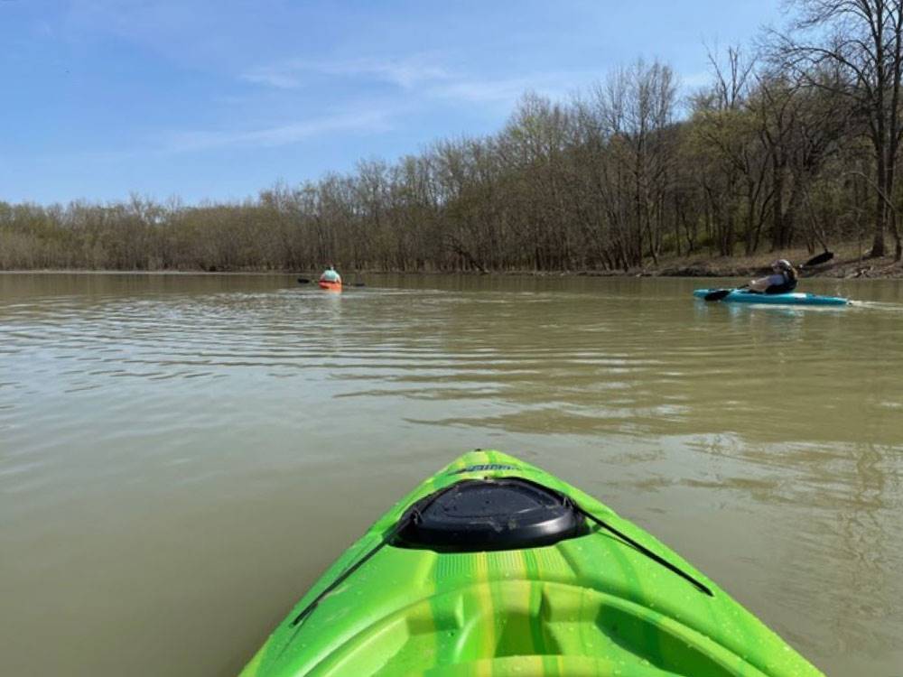 Kayak on the water