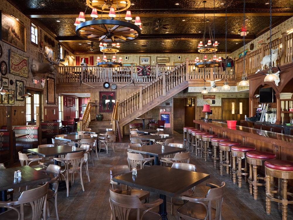 Inside the bar/restaurant