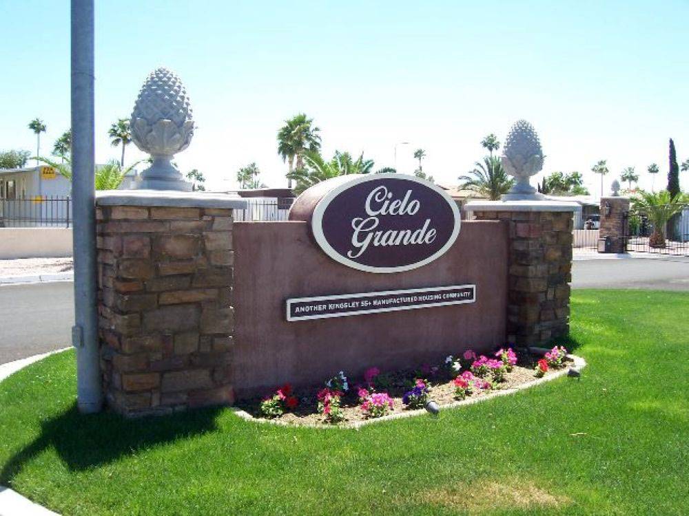 The park sign at the entrance to the park