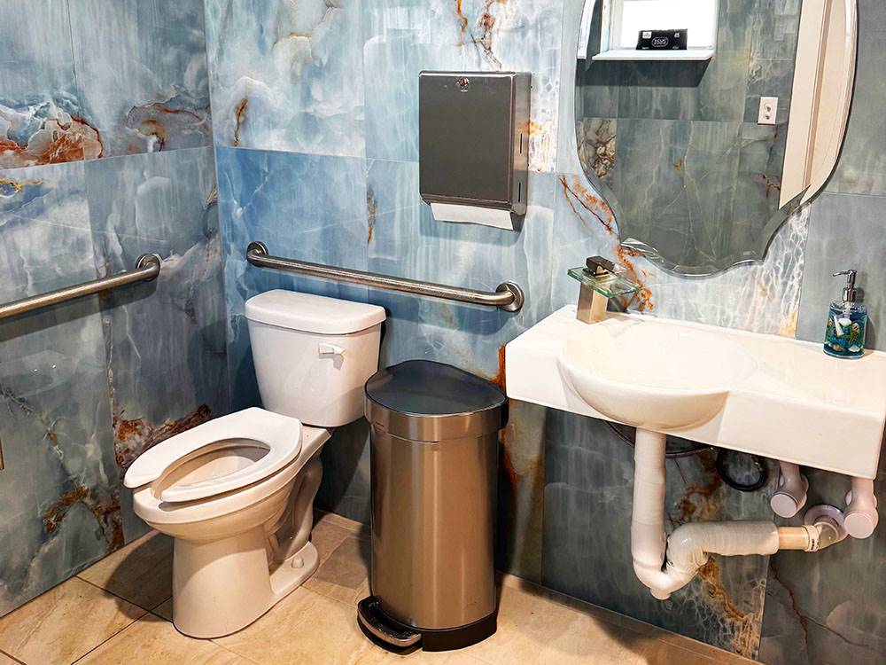 Clean bathroom