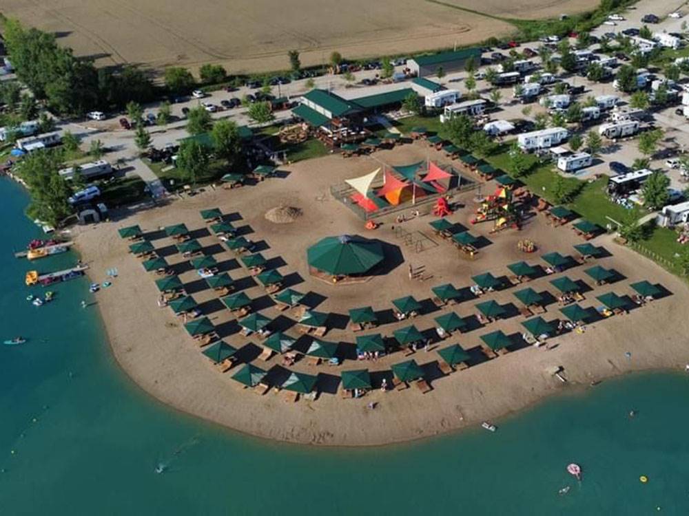 Birdseye view of the entire park