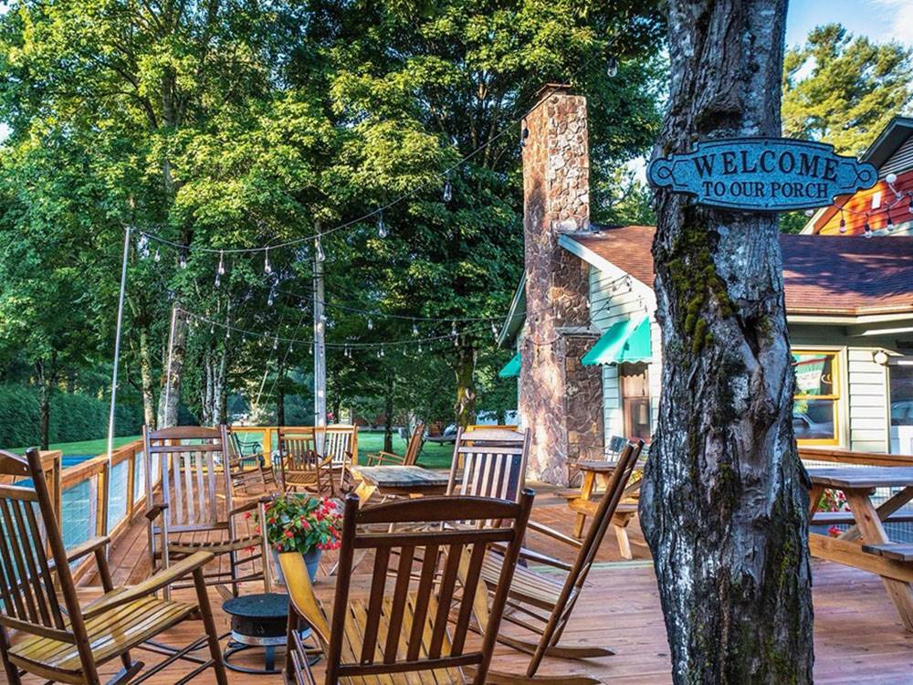 Outdoor seating