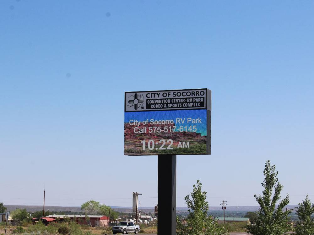 Entrance sign