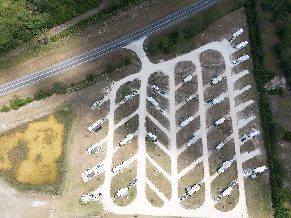 Aerial view of the park