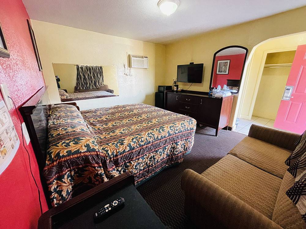 One of the motel rooms