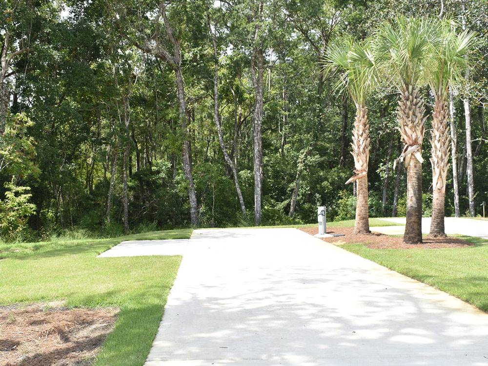 One of the paved RV sites