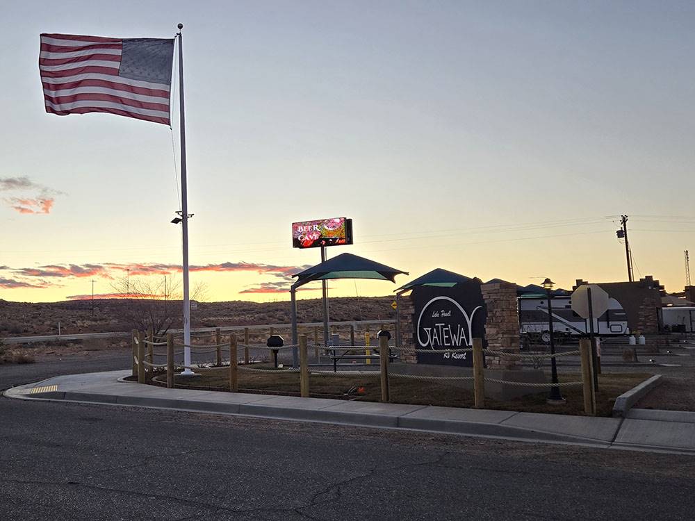 Flag at the park