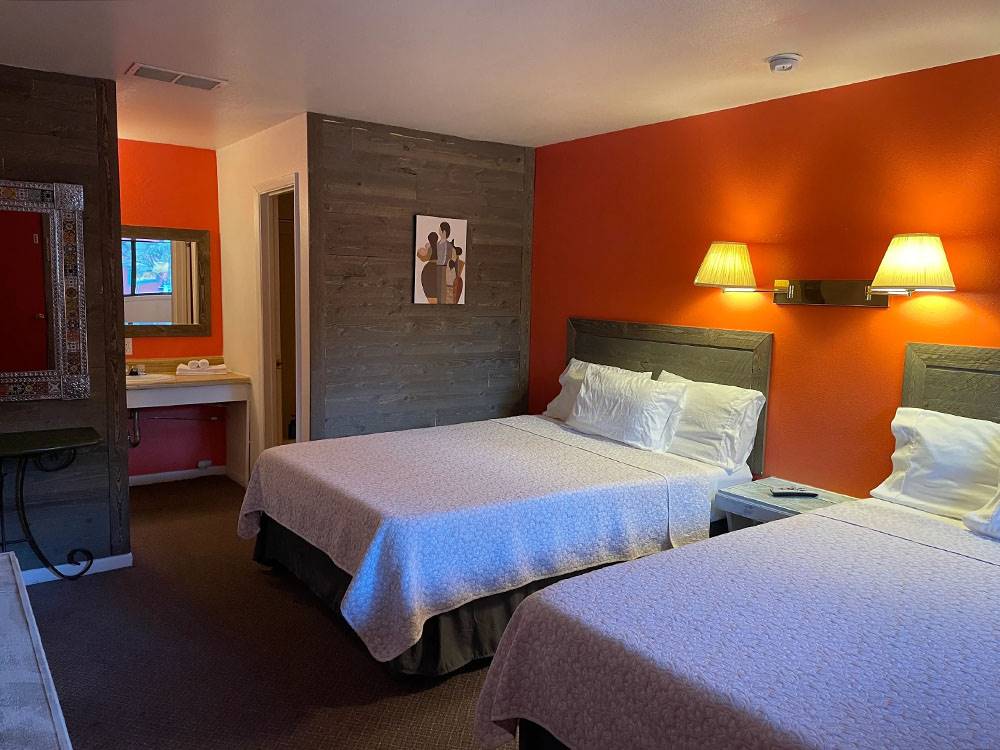 Inside one of the rooms