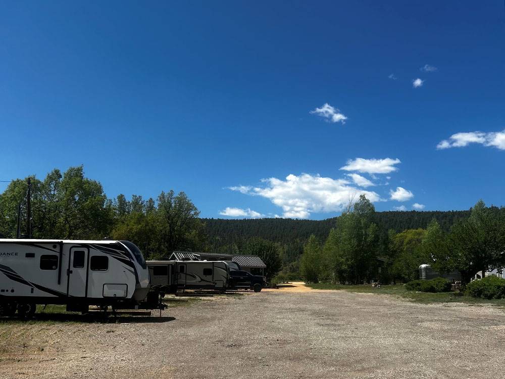 Blue skies over sites