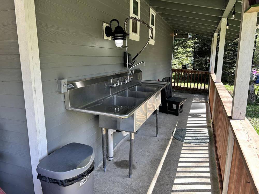 The dog wash station