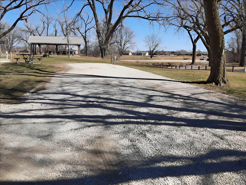Shady site at Sam Robinson Memorial Park