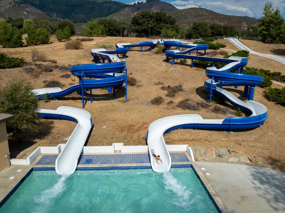 Waterslides
