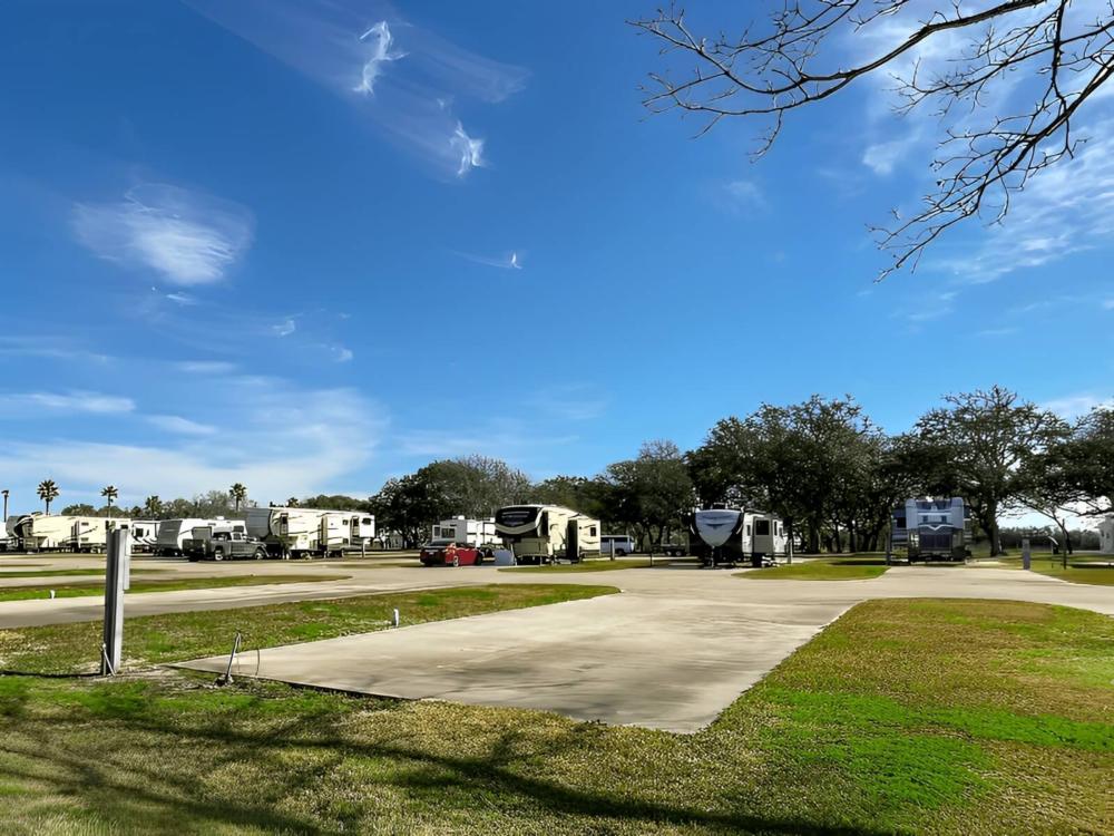 Open RV space at site Quilly's Cozy Traveler RV Park