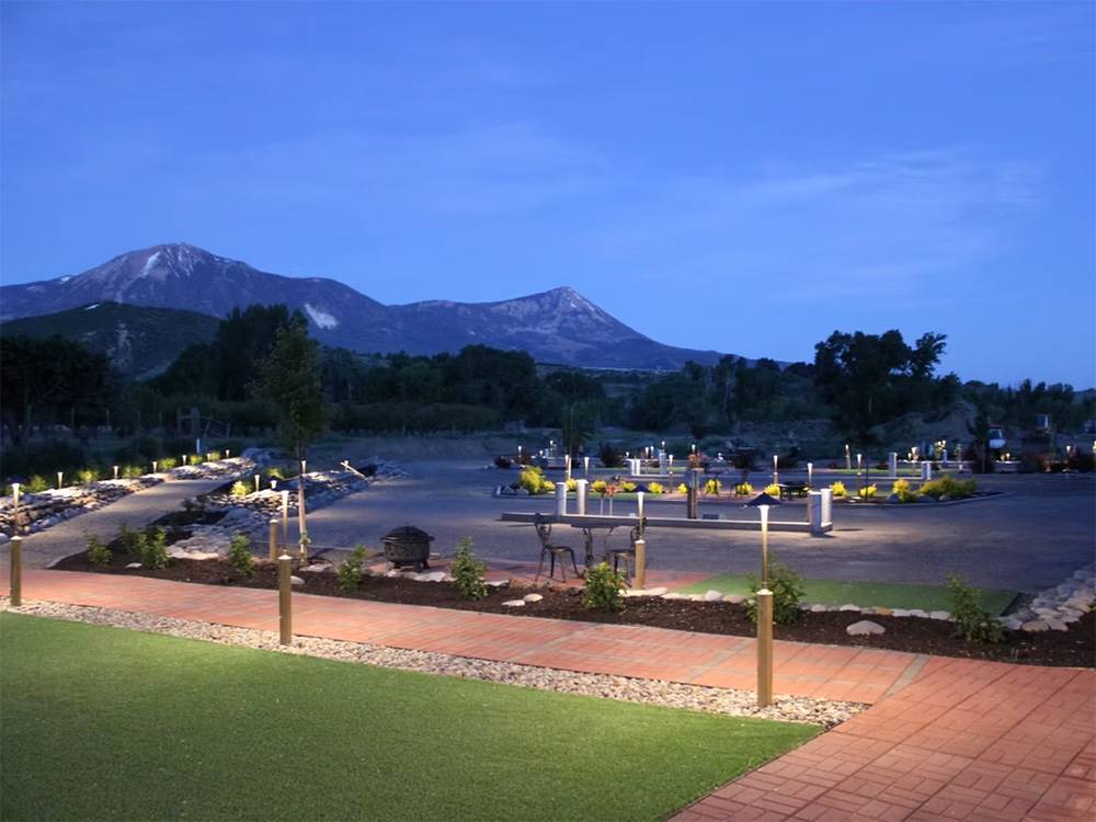 Nighttime at the park