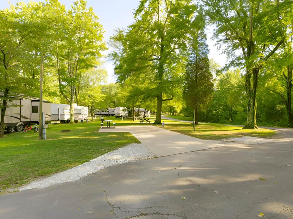 Open RV space at site Blue Haven Campground and Resort