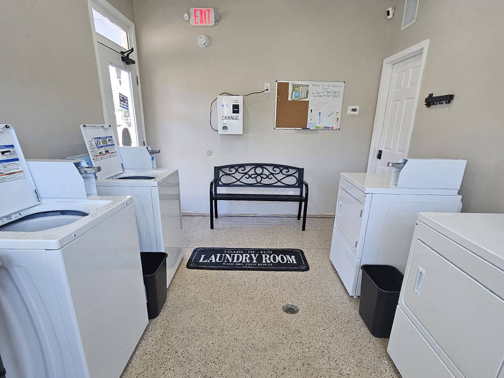 The laundry room