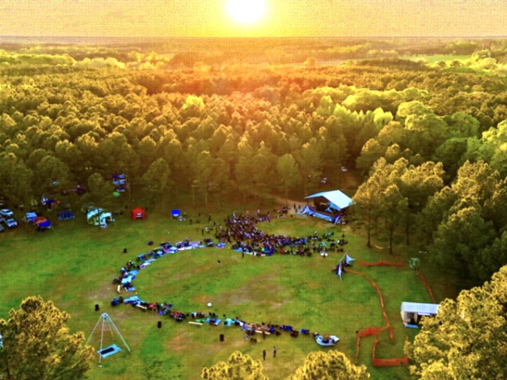 Area view of an event at Skull Shoals Park & Campground