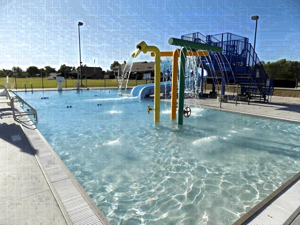 Pool view at Scottsbluff YMCA Trails West Camp