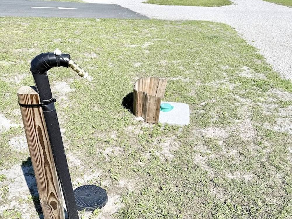 A water spigot