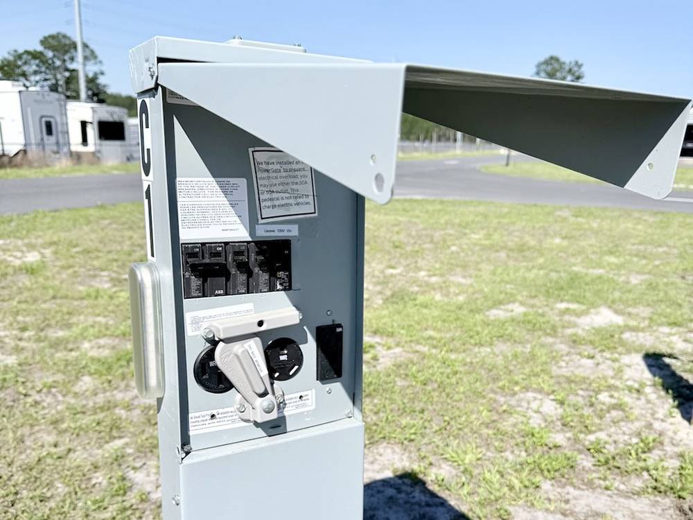 A hookup box