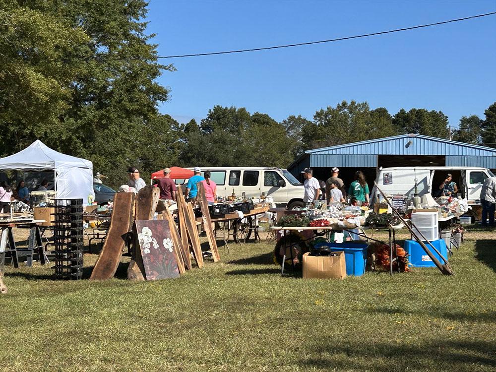 Items for sale at the Flea Market