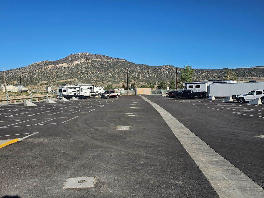 Lots of paved RV sites