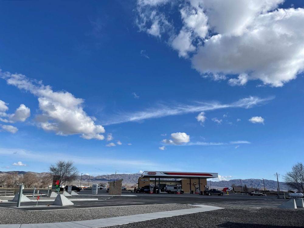 Gas station by the sites