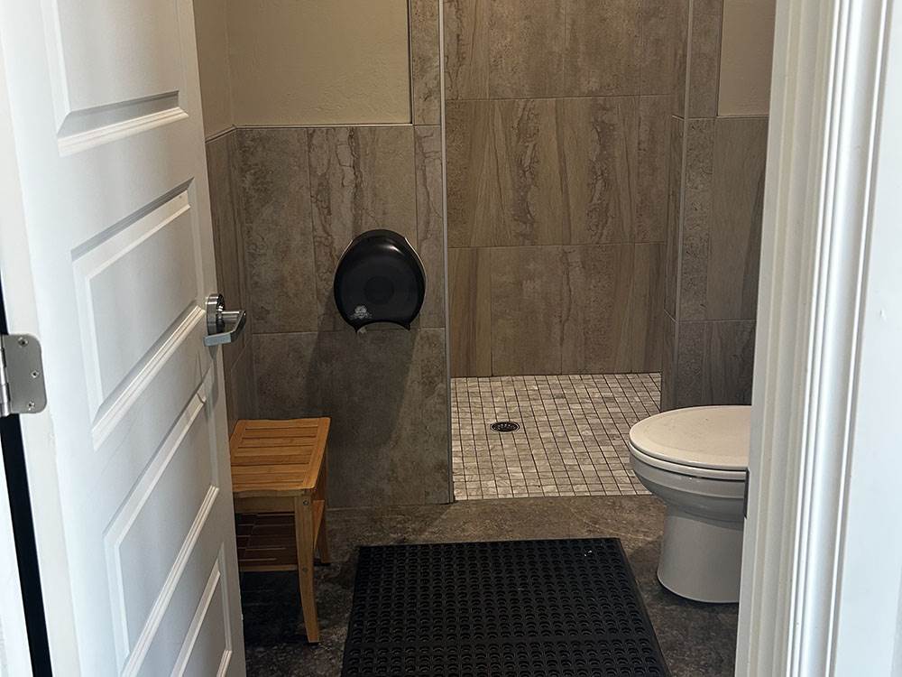 Interior of the restroom