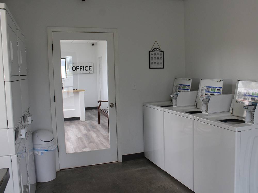 Machines in the laundry room