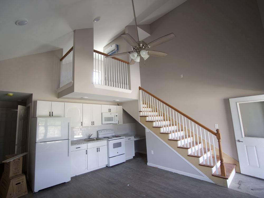 Interior of a cabin
