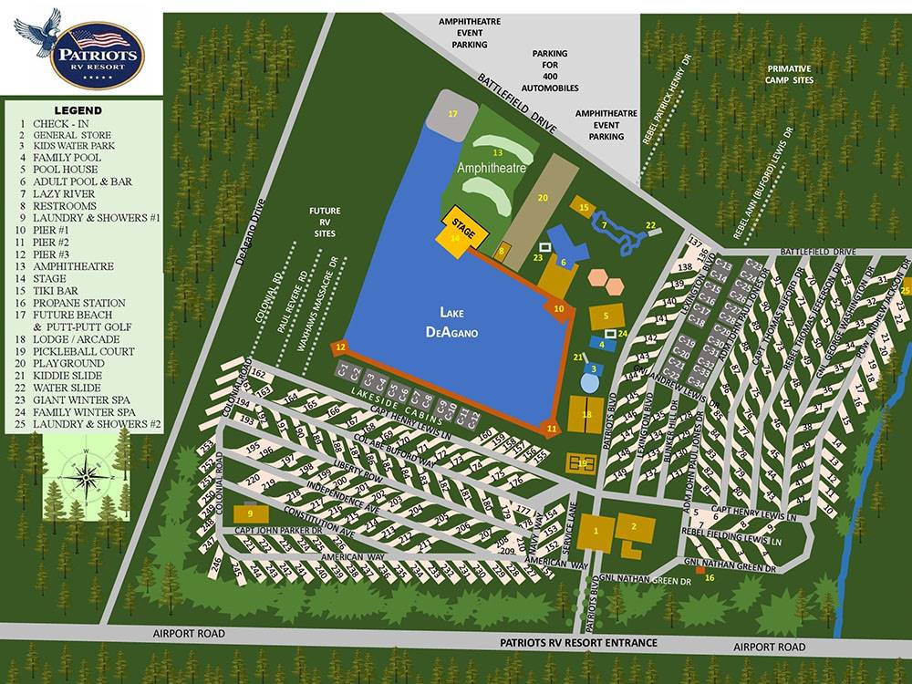 Map of park
