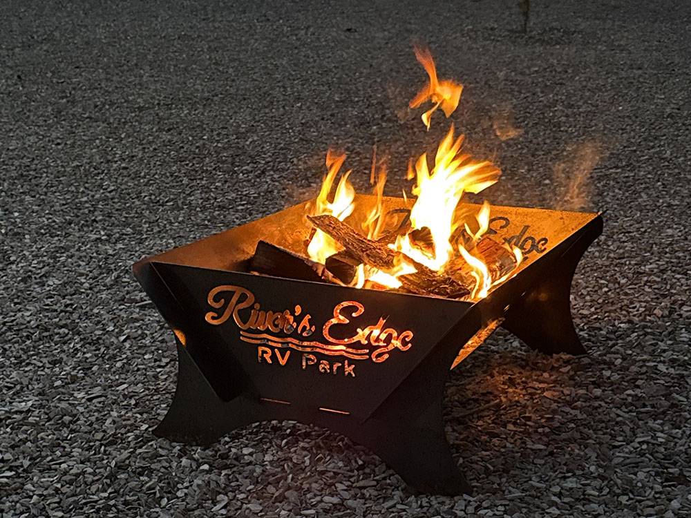 A fire pit