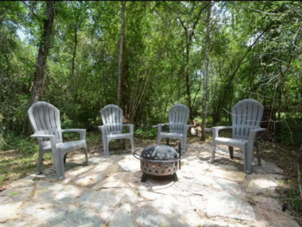 Fire pit at RV Resort at Walnut Creek