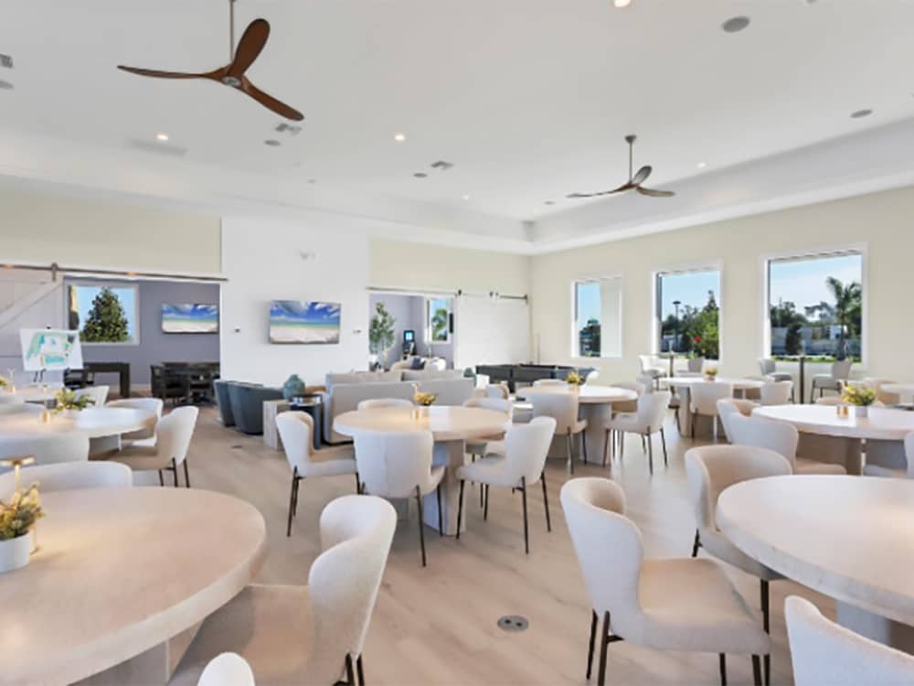 The large dining hall