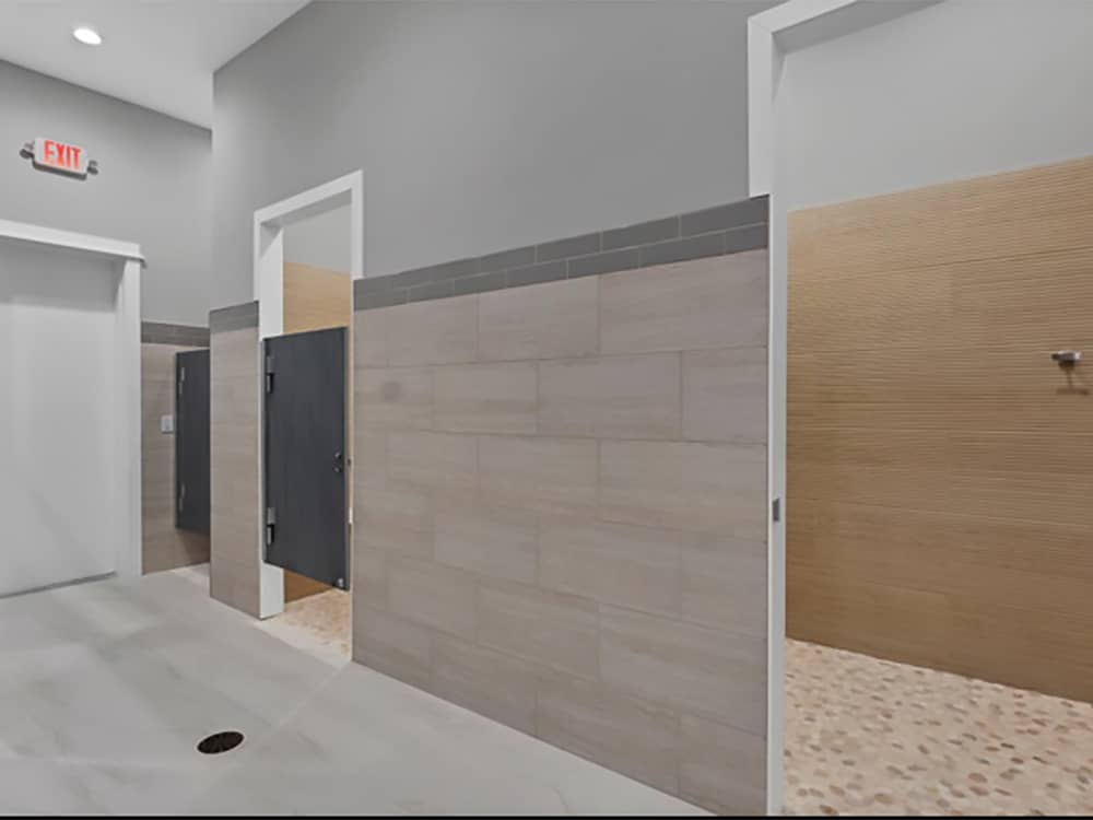 Interior of the restroom