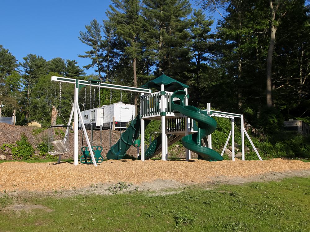 Play equipment on the playground