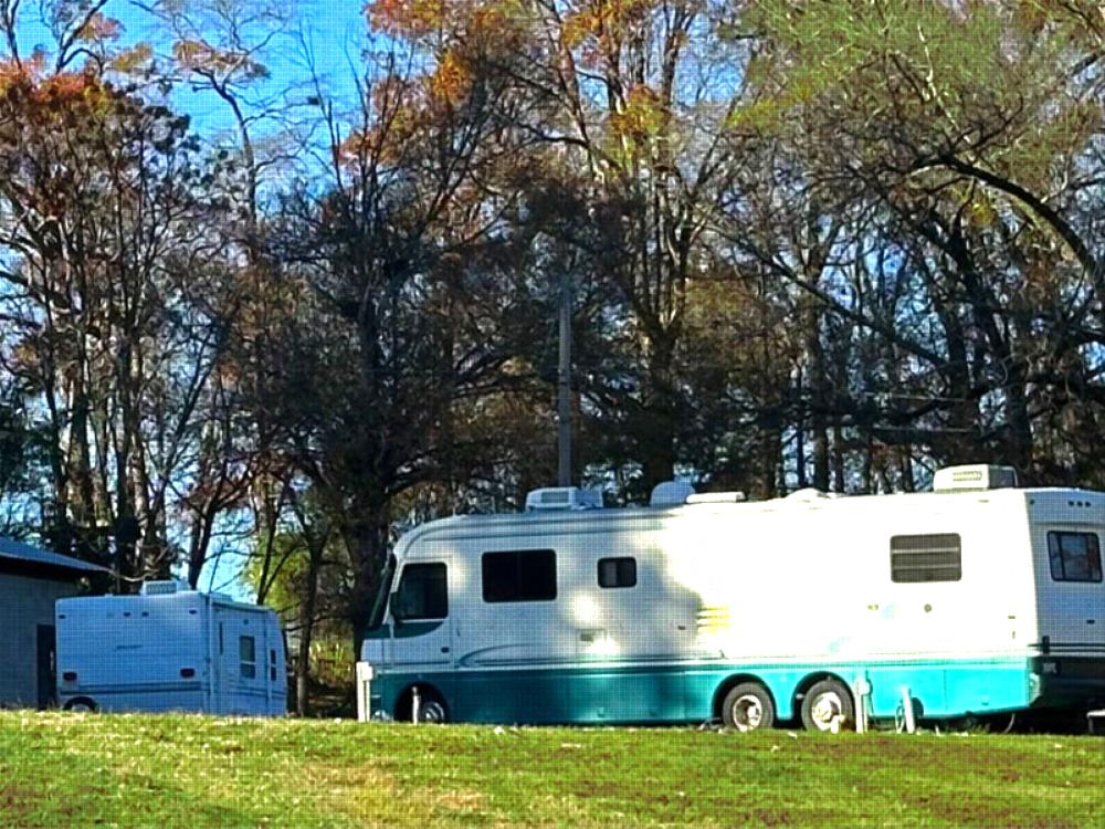 RV parked at The Barn RV Park