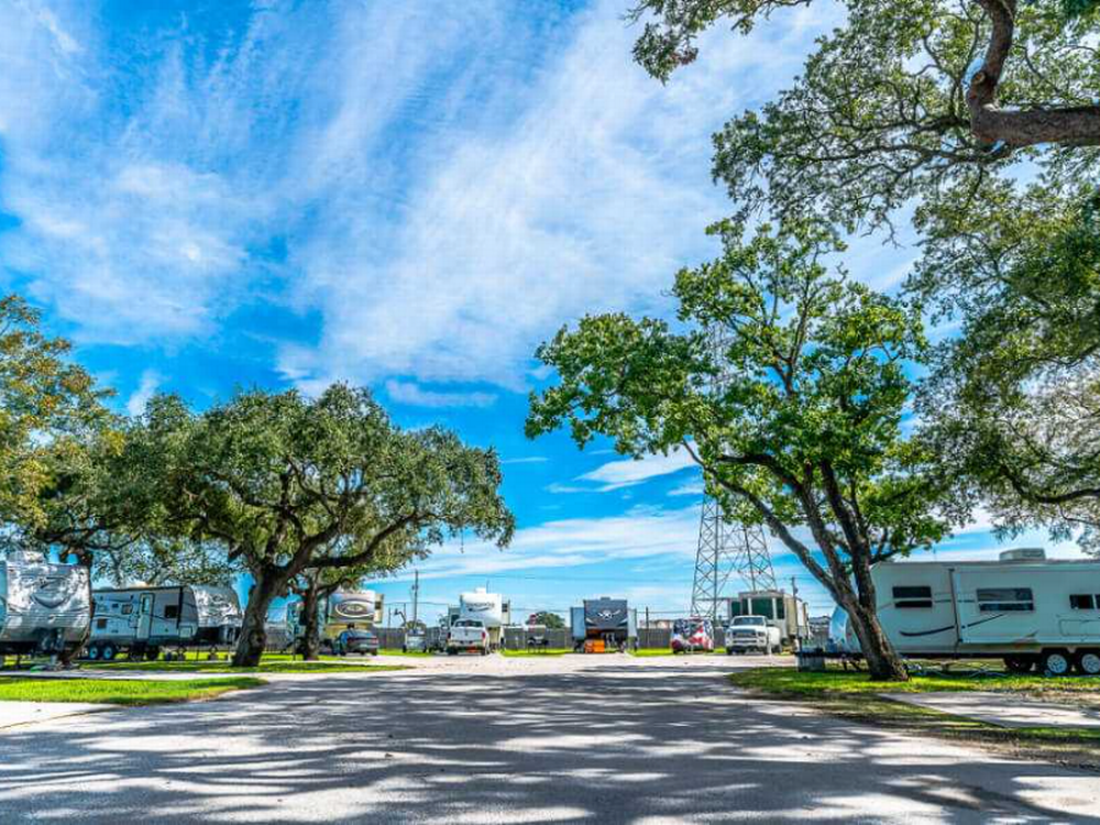 Sunny day at the park Plantation Oaks RV Park