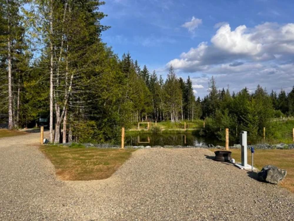 Open RV space at site Lily Pond RV