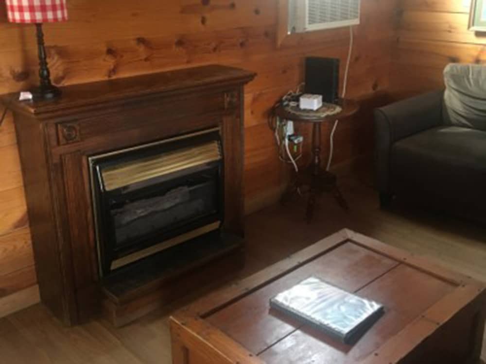 Heated furnace in the cabin