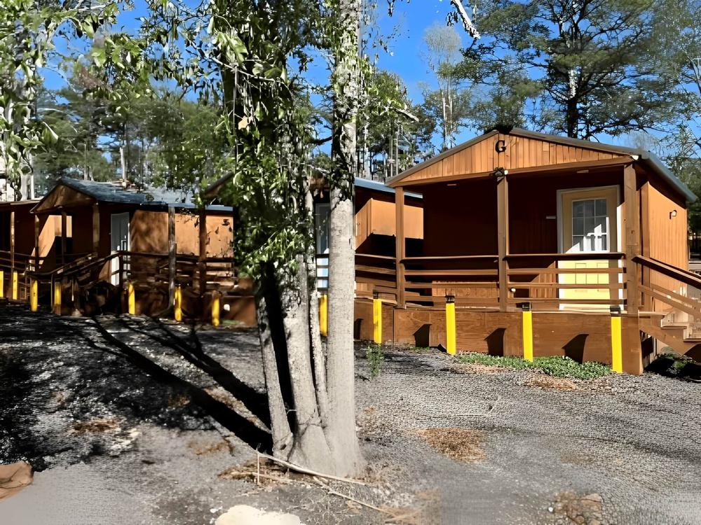 Cabin's at site Bigfoot Adventure Luxury RV Resort