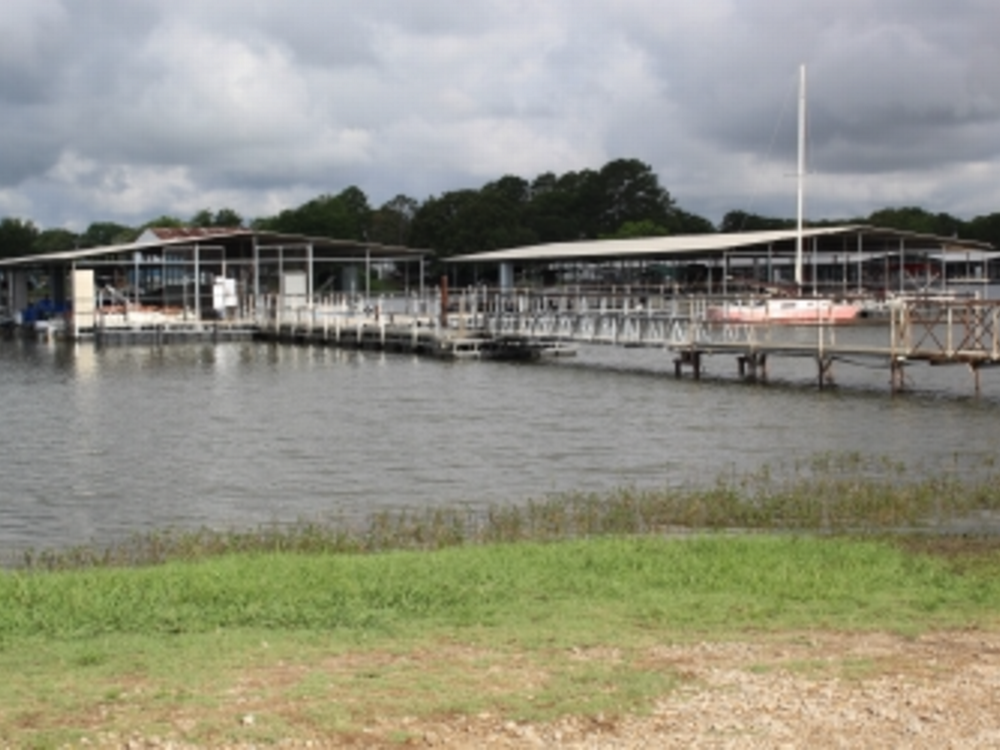 Boat marina at Anchor Inn Marina and Resort