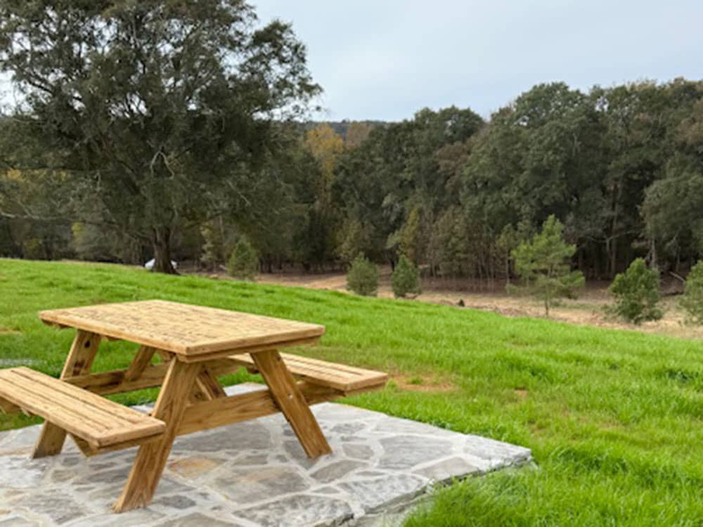 A picnic table at a site
