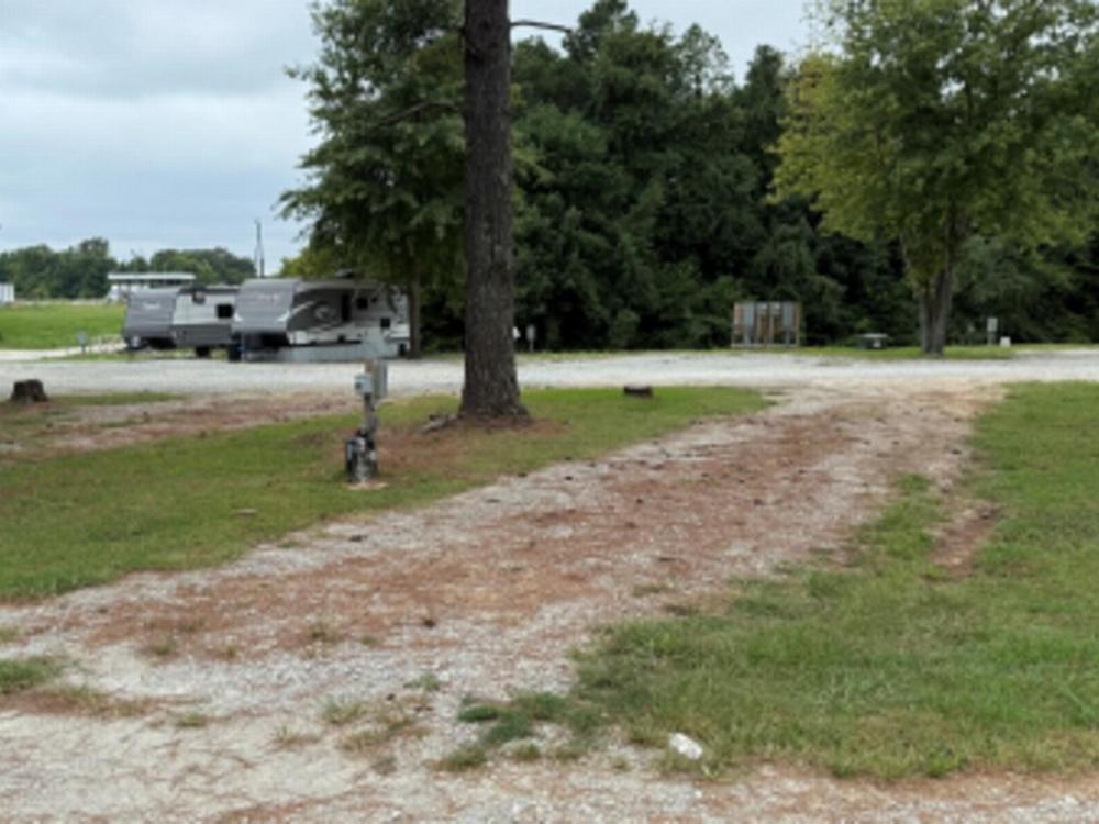 Open RV space at site Joy-O RV Park